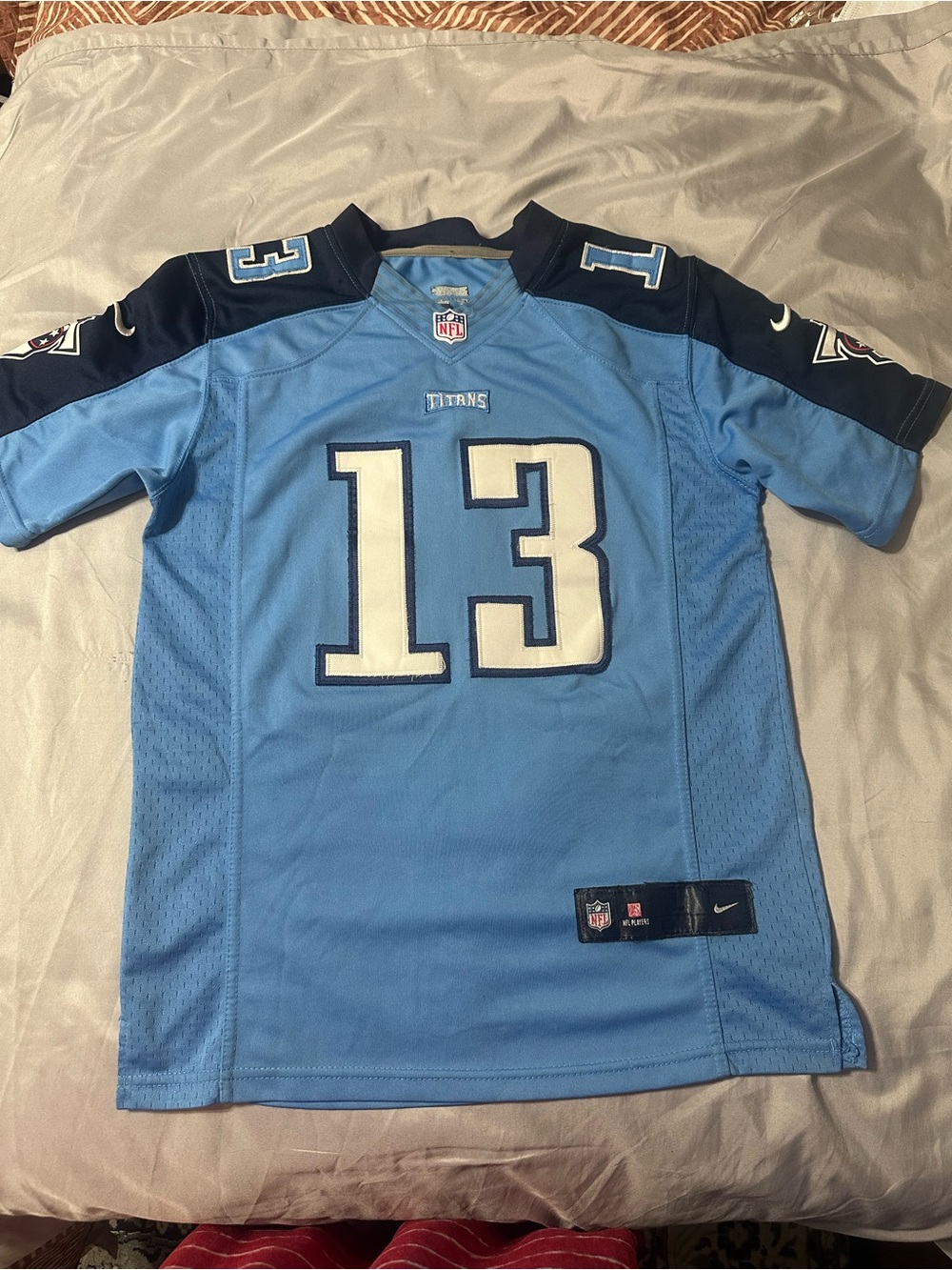 TENNESSEE TITANS NFL #13 (KENDALL WRIGHT) FOOTBALL JERSEY YOUTH